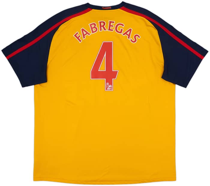 2008-09 Arsenal Camiseta de visitante Fabregas #4 - 6/10 - (XXL)