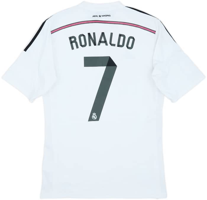 2014-15 Real Madrid Home Shirt Ronaldo #7 - 6/10 - (M)