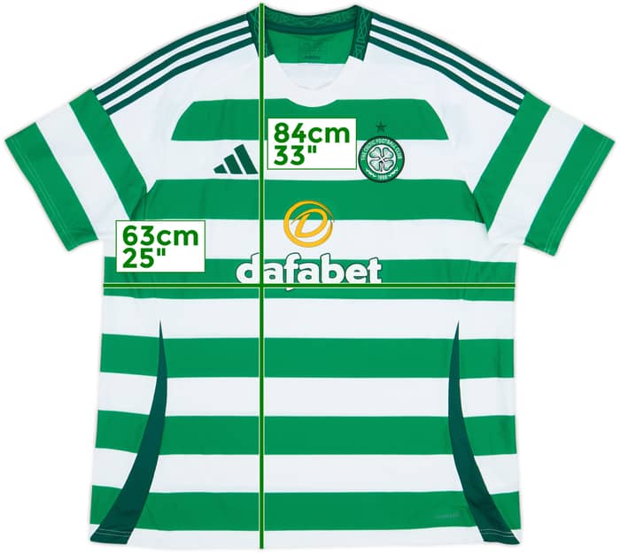 2024-25 Celtic Home Shirt - 10/10 - (XXL)