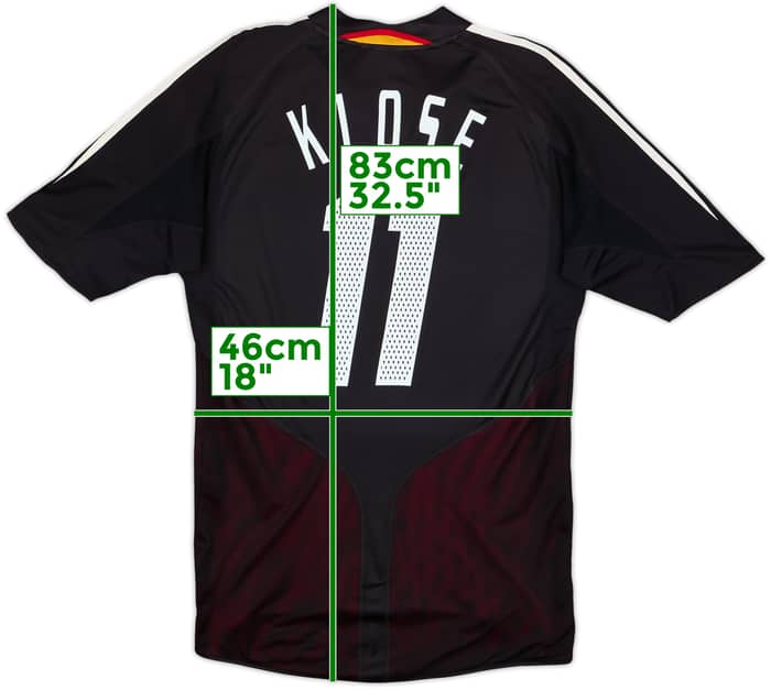 Camiseta de visitante de Alemania 2004-06 Klose #11 - 6/10 - (M)