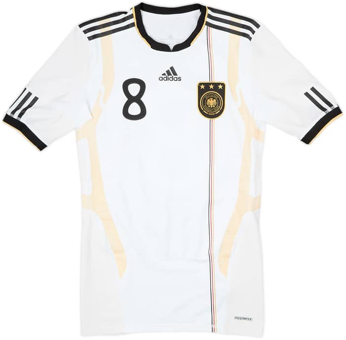2010-11 Germany Player Issue TechFit Home Shirt Ozil #8 - 6/10 - (L)