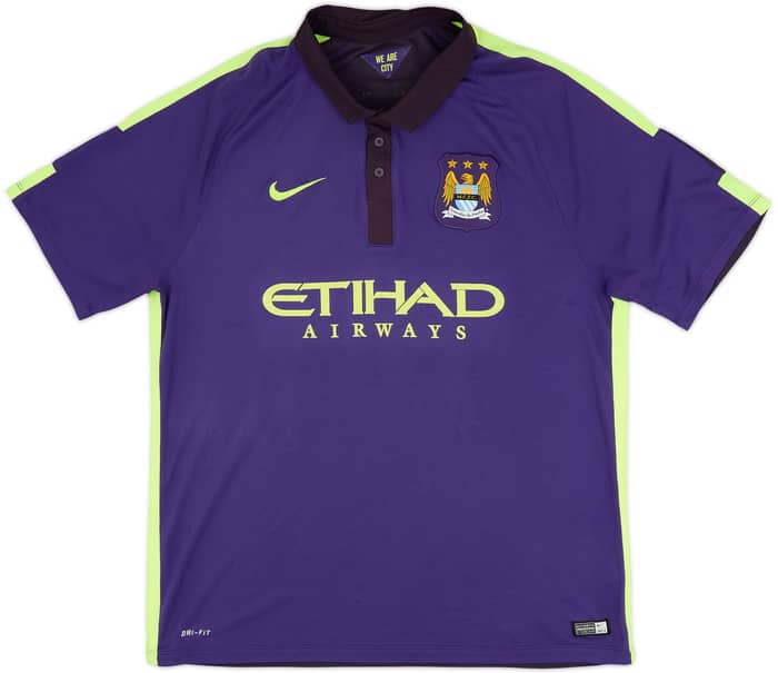 2014-15 Manchester City Third Shirt Silva #21 - 7/10 - (XL)