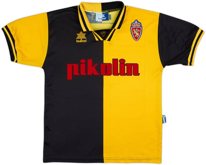 Camiseta de visitante del Real Zaragoza 1999-01 - 8/10 - (S)