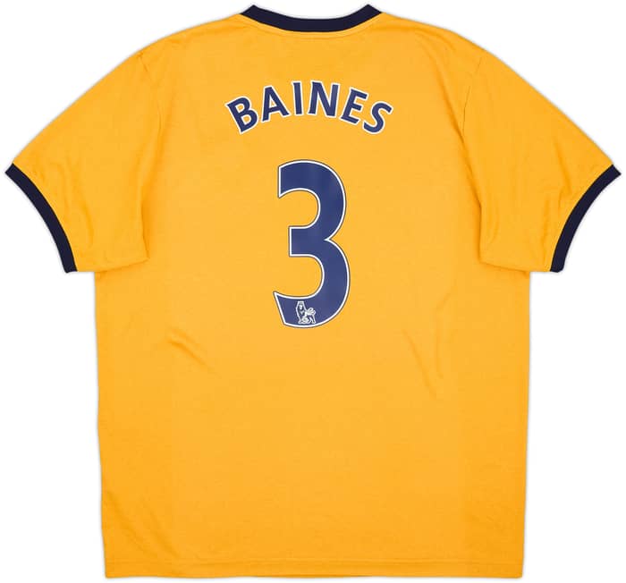 2011-12 Everton Away Shirt Baines #3 - 9/10 - (L)