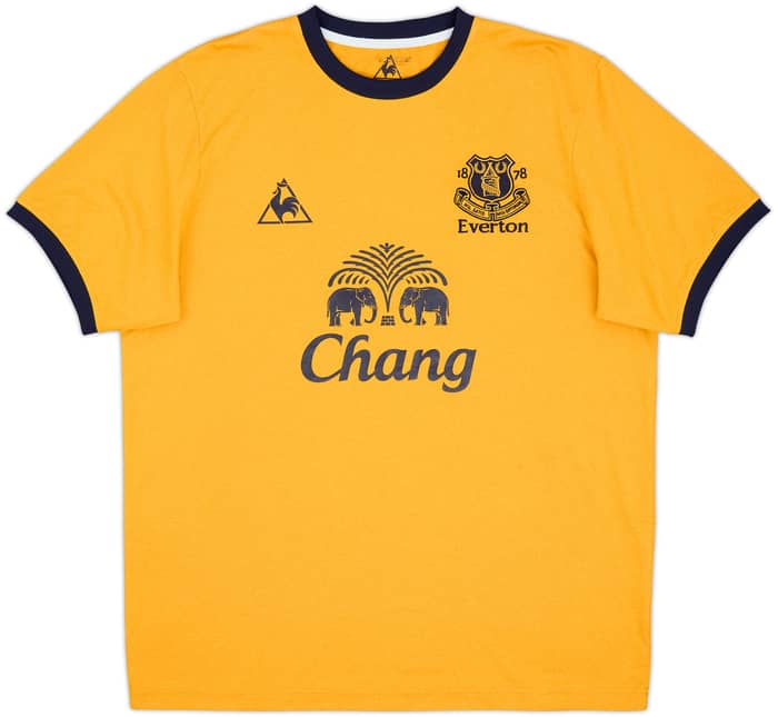 2011-12 Everton Away Shirt Baines #3 - 9/10 - (L)