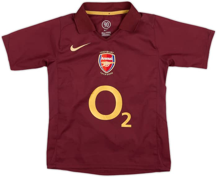 2005-06 Arsenal Home Shirt - 8/10 - (7-8 Years)