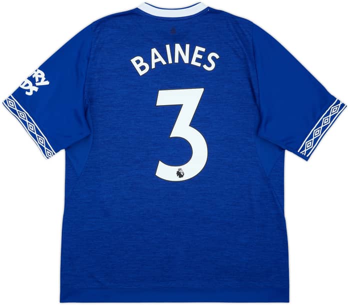 2018-19 Everton Home Shirt Baines #3 - 8/10 - (XL)