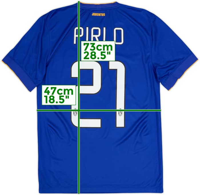 2014-15 Juventus Away Shirt Pirlo #21 - 8/10 - (S)