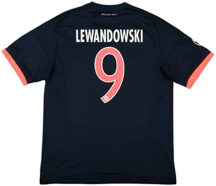 2015-16 Bayern Munich Third Shirt Lewandowski #9 - 8/10 - (L)