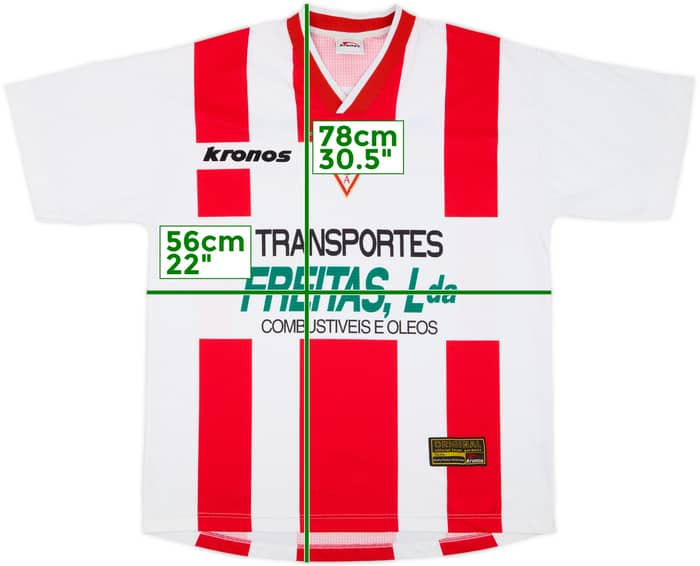 2002-03 Desportivo Aves Home Shirt - 9/10 - (L)