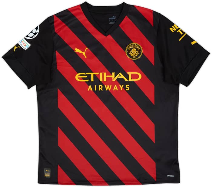 2022-23 Manchester City Away Shirt Rodrigo #16 - 9/10 - (XL)