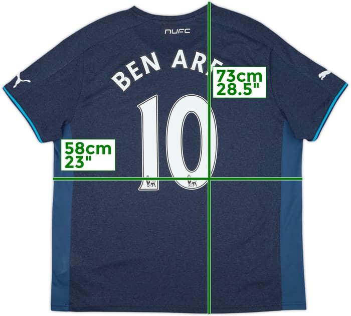 2013-14 Newcastle Away Shirt Ben Arfa #10 - 8/10 - (L)