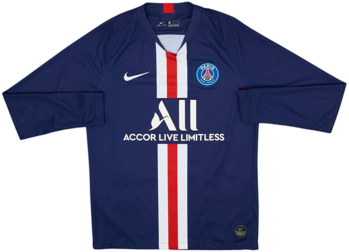 2019-20 Paris Saint-Germain Home L/S Shirt Neymar Jr #10 - 6/10 - (M)