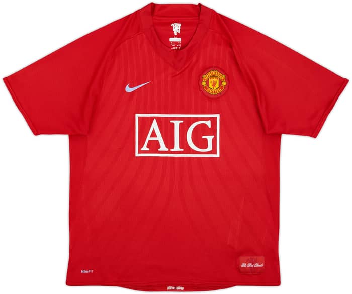 2007-09 Manchester United Home Shirt - 4/10 - (M)