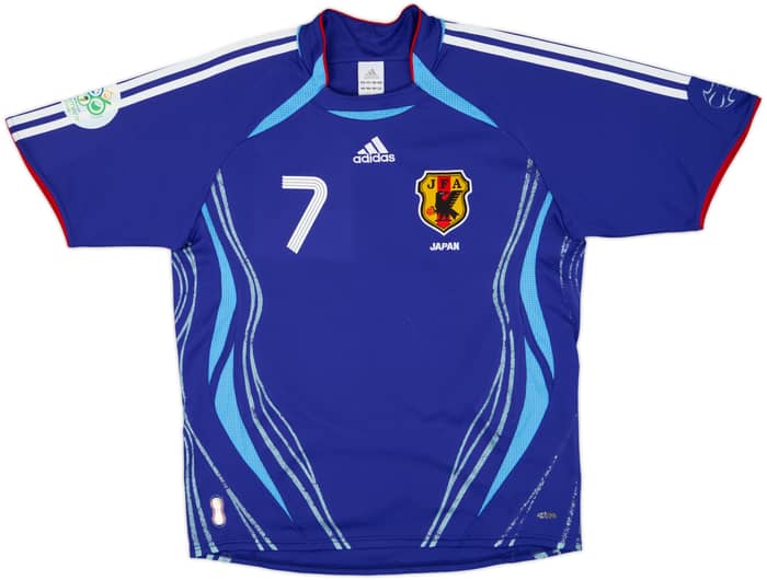 2006-08 Japan Home Shirt Nakata #7 - 6/10 - (S)