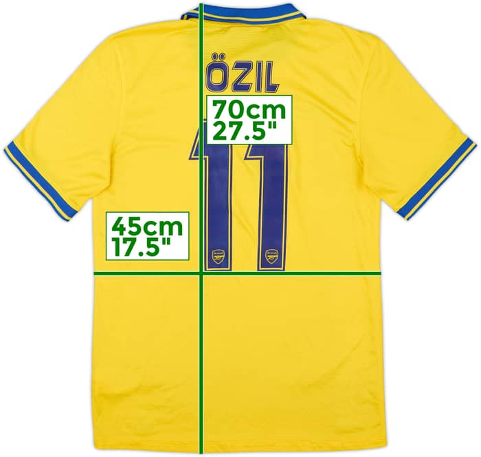 2013-14 Arsenal Away Shirt Ozil #11 - 8/10 - (S)