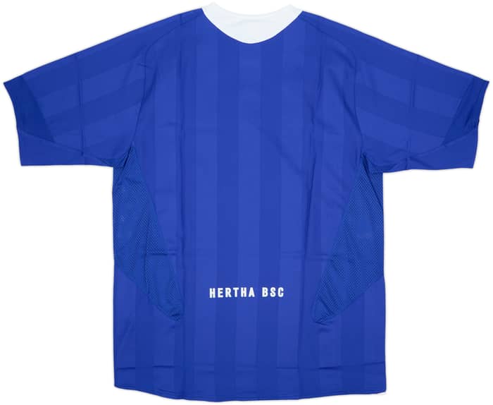 Camiseta de local versión jugador de Hertha Berlin 2005-06 (XL)