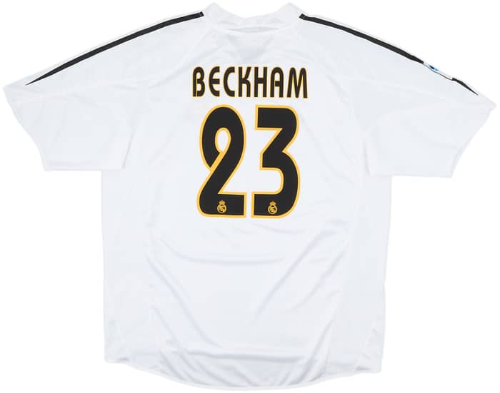 2004-05 Real Madrid Home Shirt Beckham #23 - 10/10 - (L)