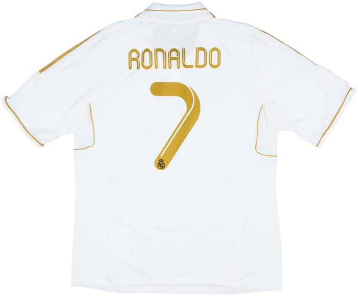 2011-12 Real Madrid Home Shirt Ronaldo #7 - 8/10 - (XL)