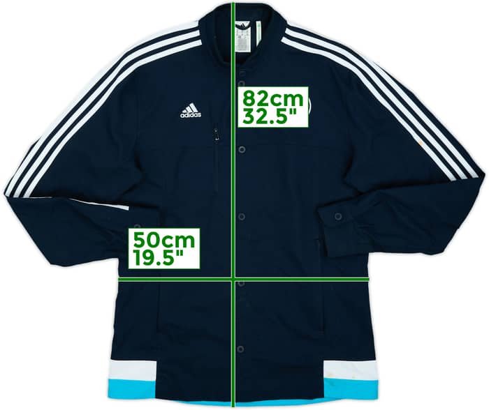 2014-15 Chelsea adidas Chaqueta de chándal con botones - 7/10 - (M)