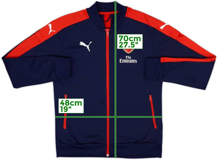 2016-17 Arsenal Puma Track Jacket - 8/10 - (S)