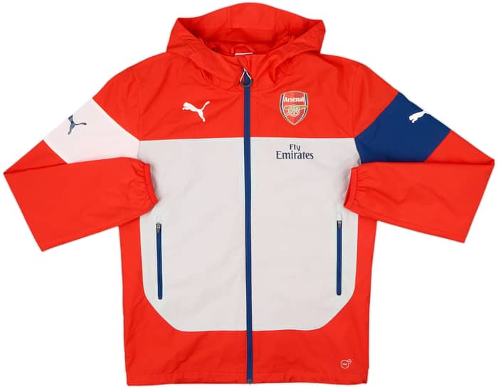 2014-15 Arsenal Puma Hooded Track Jacket - 8/10 - (S)