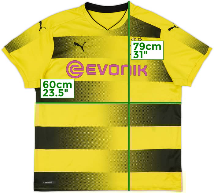 2017-18 Borussia Dortmund Home Shirt #7 - 5/10 - (3XL)