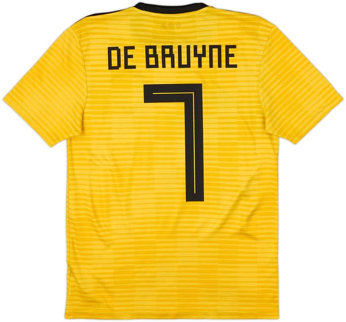 Camiseta de visitante de Bélgica 2018-19 De Bruyne #7 - 7/10 - (S)