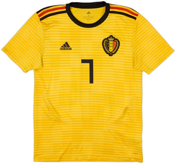 Camiseta de visitante de Bélgica 2018-19 De Bruyne #7 - 7/10 - (S)