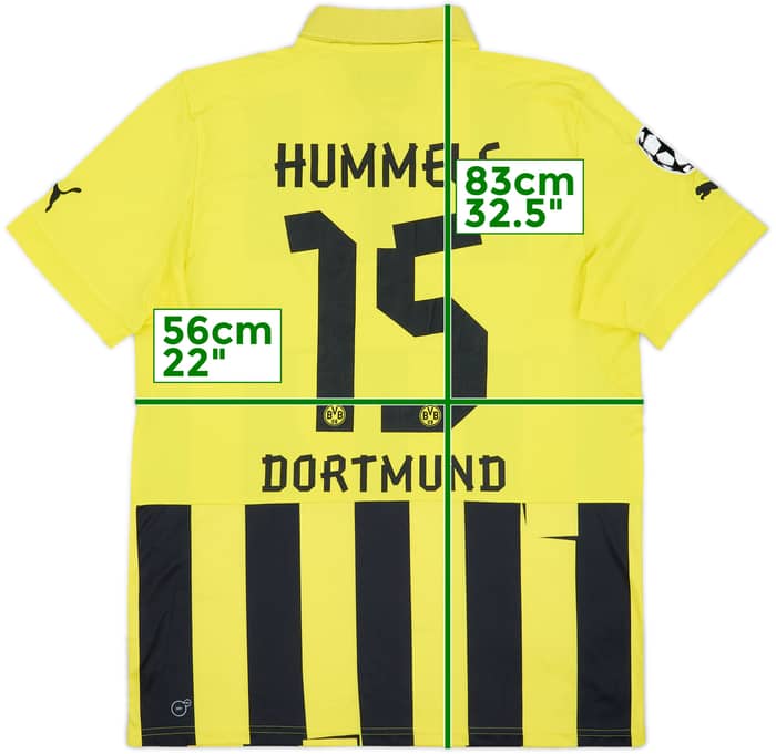 2012-13 Borussia Dortmund European Home Shirt Hummels #15 - 6/10 - (XL)