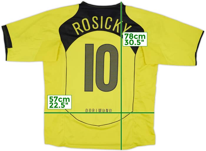 2004-05 Borussia Dortmund Home Shirt Rosicky #10 - 5/10 - (XL)