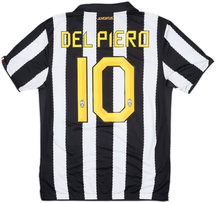 2010-11 Juventus Home Shirt Del Piero #10 - 7/10 - (M)