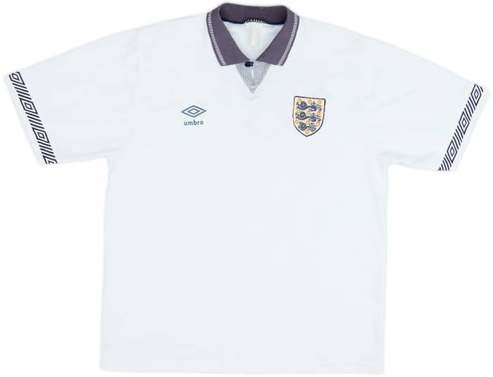 1990-92 England Home Shirt - 5/10 - (L)