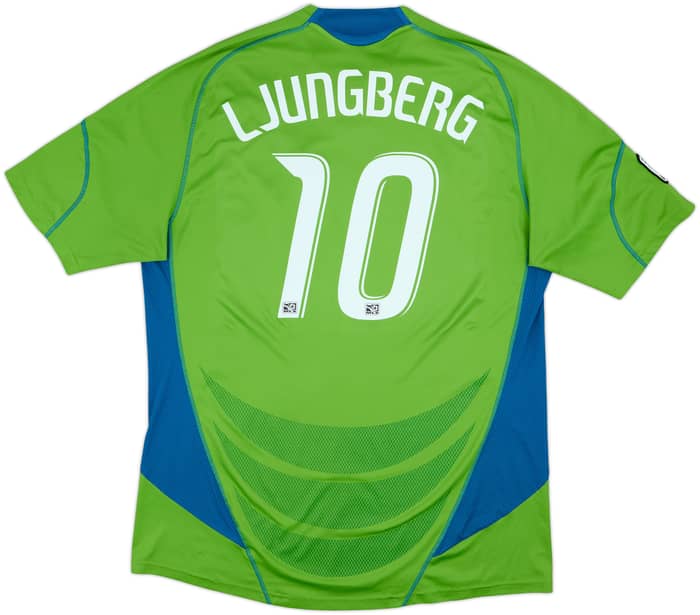 2009-10 Seattle Sounders Home Shirt Ljungberg #10 - 7/10 - (XXL)