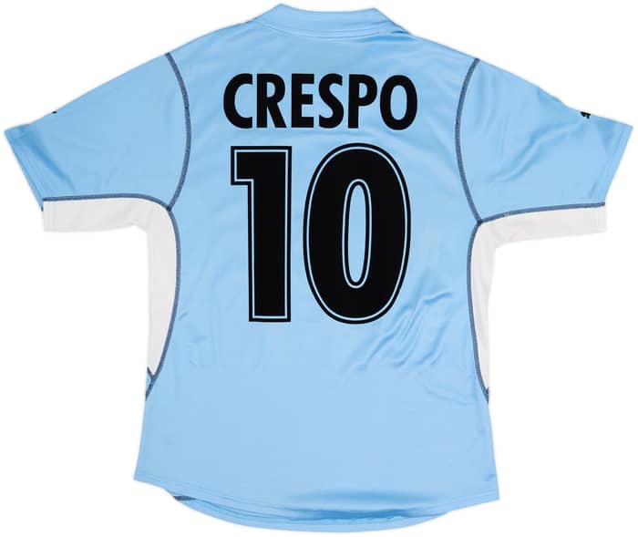 2001-02 Lazio Camiseta Local Crespo #10 - 6/10 - (M)