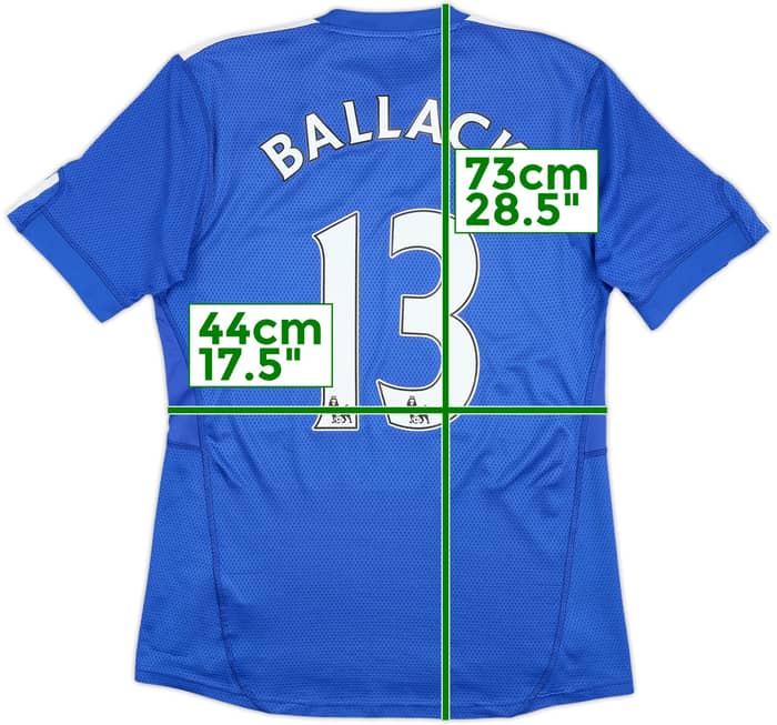 2009-10 Chelsea Home Shirt Ballack #13 - 8/10 - (S)