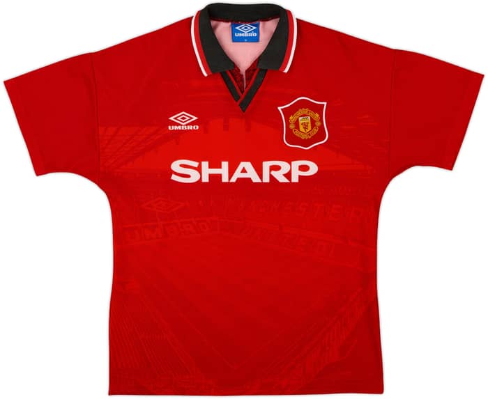 1994-96 Manchester United Local Camiseta Beckham #24 - 8/10 - (M)