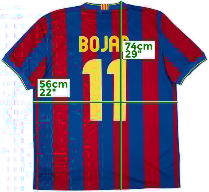 2009-10 Barcelona Home Shirt Bojan #11 - 8/10 - (L)