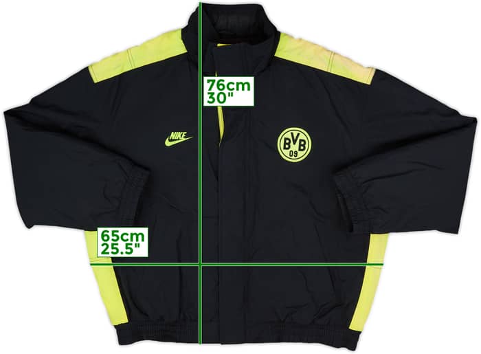 1995-96 Borussia Dortmund Nike Padded Bench Coat - 6/10 - (L.Boys)