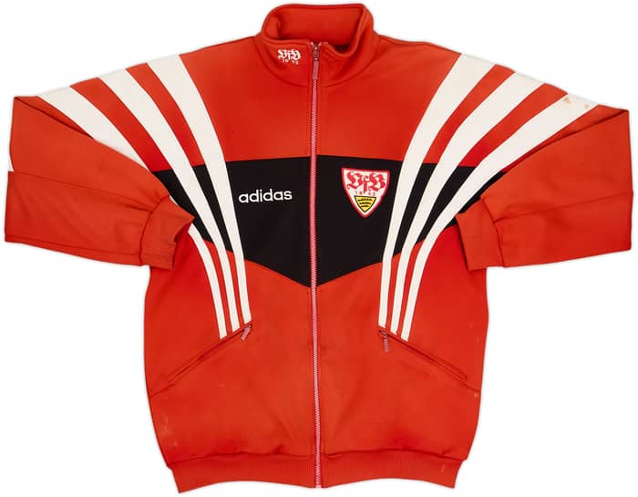 1997-98 Stuttgart adidas Track Jacket - 5/10 - (XL.Boys)