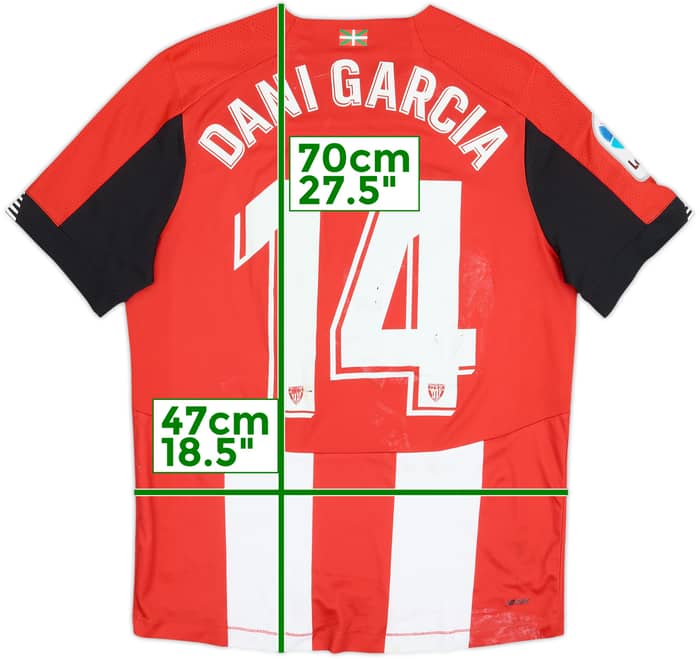 2019-20 Athletic Bilbao Home Shirt Dani Garcia #14 - 5/10 - (S)