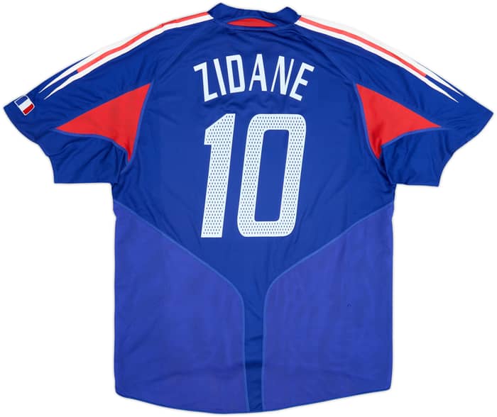 2004-06 France Home Shirt Zidane #10 - 6/10 - (XL)