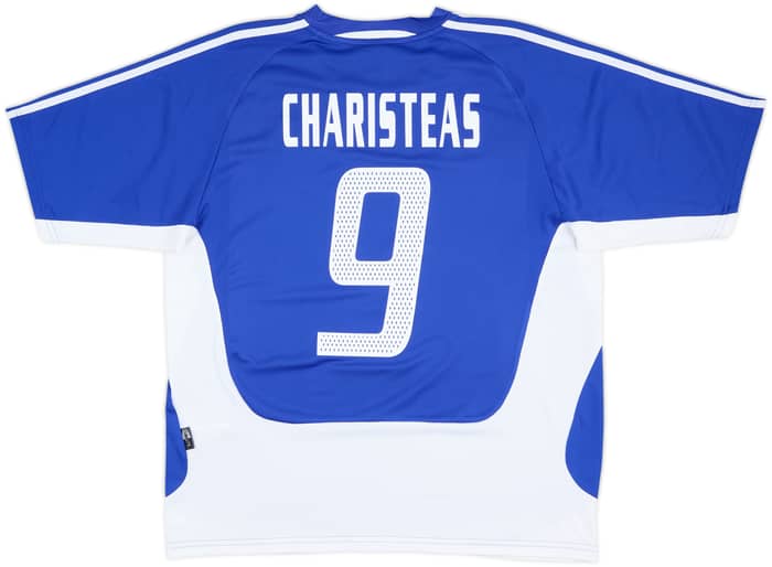 2004-06 Grecia Camiseta Local Charisteas #9 - 9/10 - (L)