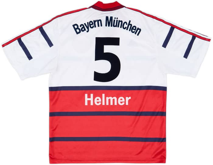 1998-00 Bayern Munich Away Shirt Helmer #5 - 7/10 - (M)