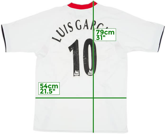 Camiseta de visitante del Liverpool 2005-06 Luis Garcia #10 - 5/10 - (XL)