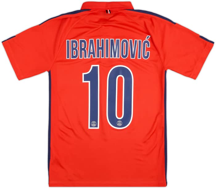 Camiseta de la tercera equipación del Paris Saint-Germain 2014-15 Ibrahimovic #10 - 9/10 - (M)
