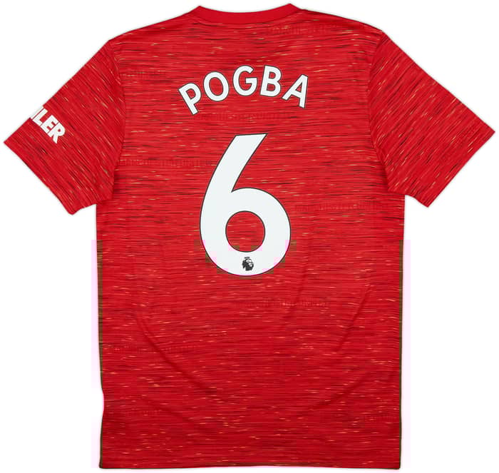 2020-21 Manchester United Home Shirt Pogba #6 - 9/10 - (M)