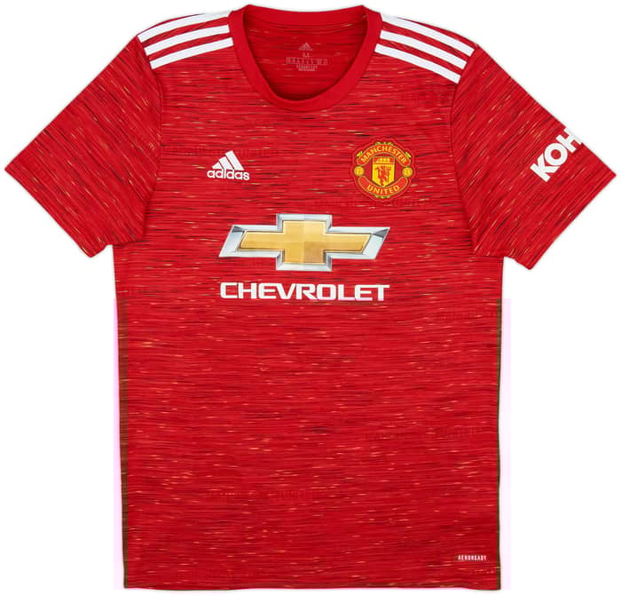 2020-21 Manchester United Home Shirt Pogba #6 - 9/10 - (M)