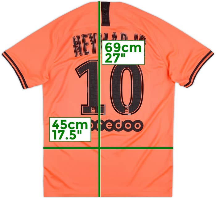 2019-20 Paris Saint-Germain Away Shirt Neymar Jr #10 - 10/10 - (M)