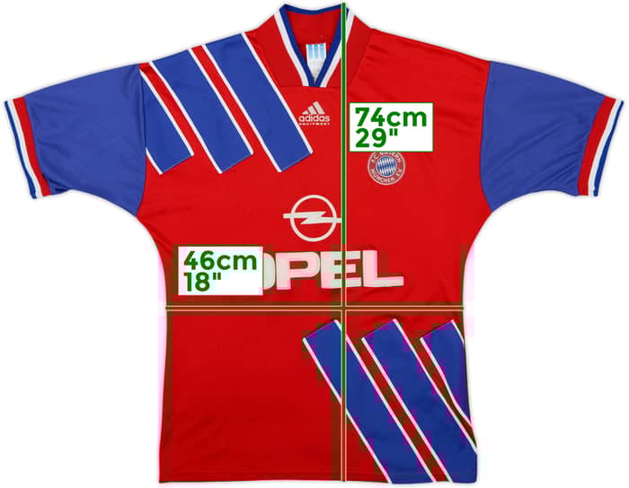 1993-95 Bayern Munich Home Shirt - 5/10 - (M)